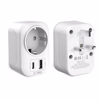 Tech-Protect TA100 UK Adapter - valge