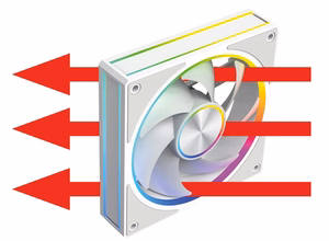 MODECOM VOLCANO LOOP 120 ARGB ventilaator valge