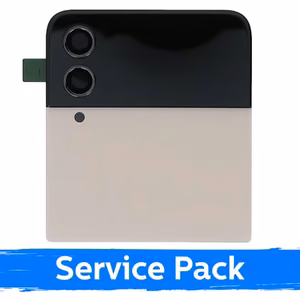 LCD ekraan ühilduv Samsung F721 Z Flip4 (OUTER) raamiga / Roosa kuld / (Service Pack)