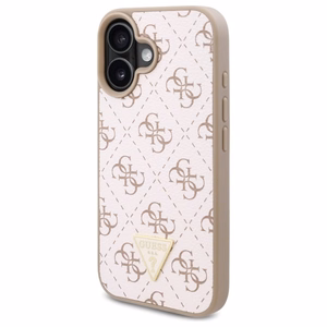 Guess New 4G Triangle Ümbris jaoks iPhone 16 Plus - valge
