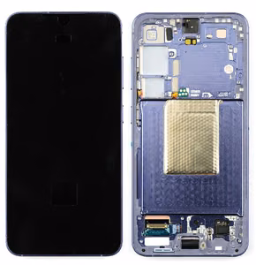 LCD screen Samsung S921 S24 koos touch screen ja frame Cobalt Lilla original (used Grade C)