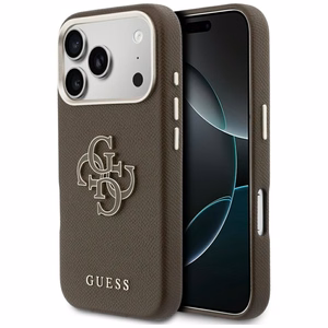 GUESS ümbris IPHONE 17 Pro jaoks GUHCP17L5PS4RGGW (PU FW Vaigu logo) pruun