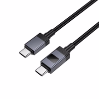 Kaabel USB C to USB C Hoco 3A 60W with display 1 m X118 must