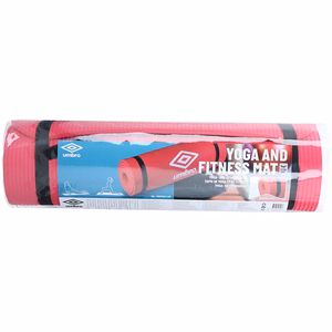 Umbro treening- ja joogamatt kanderihmaga, 190 × 58 cm, punane