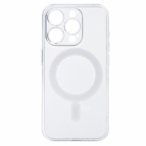 TEL PROTECT MagSilicone Ümbris jaoks Iphone 15 Pro läbipaistev