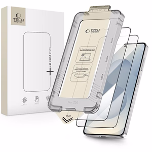 Karastatud klaas TECH-PROTECT QUICK SET+ 2-PACK GALAXY S26 must