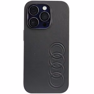 Audi Synthetic Leather iPhone 14 Pro 6.1" must/must hardcase AU-TPUPPCIP14P-TT/D1-BK