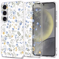 Tech-Protect FlexAir Ümbris jaoks Samsung Galaxy S25 - Daisies with Leaves