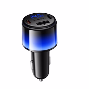 Autolaadija Hoco Z69B, USB-A + 2 × USB-C, PD QC3.0, 57 W, must