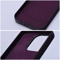 WOVEN MAG COVER Ümbris compatible with MagSafe jaoks IPHONE 13 Pro burgundy