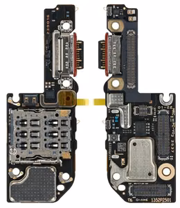 Шлейф Xiaomi Poco F8 Ultra 5G с разъемом зарядки и микрофоном, контакт SIM-карты оригинал (service pack)