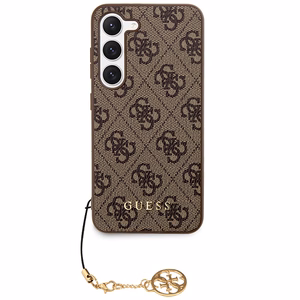 Guess 4G Charms Collection ümbris jaoks Samsung Galaxy A35 - brown