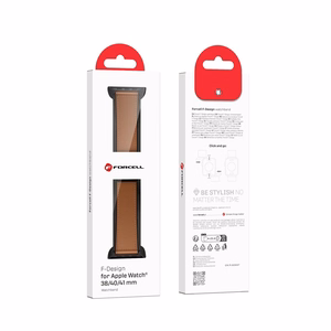 Strap to Apple Watch Forcell F-Design FA21 magnetic eco-friendly leather 38 / 40 / 41 mm brown