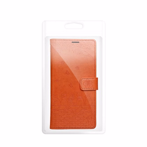 Чехол-книжка Mezzo для Redmi Note 15 Pro Plus 5G с котами коричневый