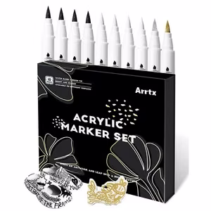 Akrüülmarkerid ARRTX, 4 värvi, 10 tk