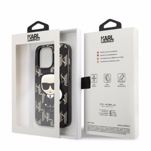 Karl Lagerfeld KLHCP13LPMNIKBK iPhone 13 Pro / 13 6.1" hardcase must/must Monogram Ikonik Patch