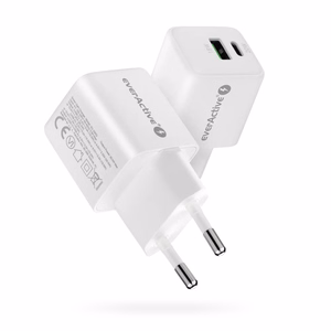 laadija 1 x USB, 1 x USB-C Quick Charge 3.0 20W valge