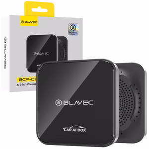 Blavec AI BOX adapter Carplay Android Auto juhtmevaba BCP-01 - Bluetooth Wifi + kaablid USB to Type C & Type C to Type C (CPAABCP01-BWB) must