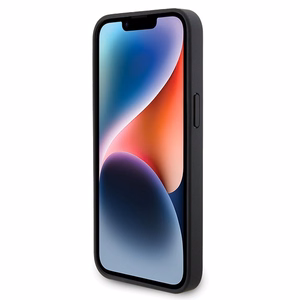 Ferrari Twist Metal Logo ümbris iPhone 15 Pro Max must