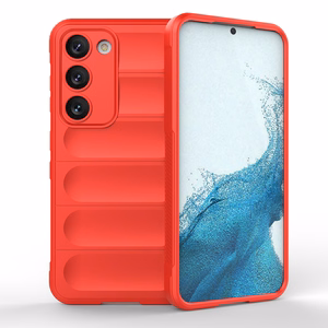 Magic Shield Ümbris jaoks Samsung Galaxy S23+ flexible armored cover punane