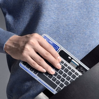 Dux Ducis Keyboard (CK Series) Wireless jaoks Laptop / Tablet / Phone - läbipaistev