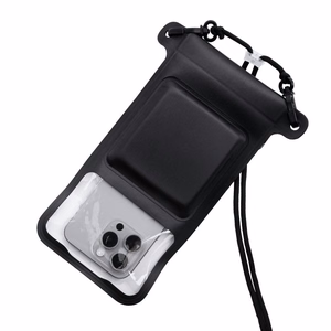 Waterproof Ümbris jaoks mobile phone Hoco BAG31 must