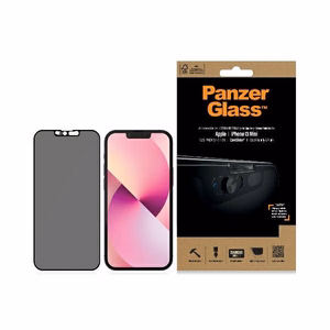 PanzerGlass E2E Microfracture karastatud klaas iPhone 13 Mini CamSlider privaatsus antibakteriaalne must