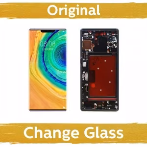 LCD ekraan ühilduv Huawei Mate 30 Pro raamiga / must / (uuendatud: Hiina)