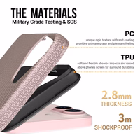 Perfectionists Triangle Mag Ümbris iPhone 16 roosa kuldne