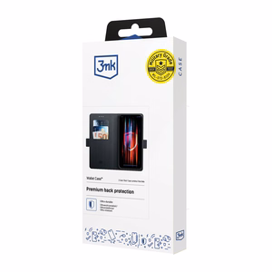 3mk Wallet Case ümbris Xiaomi 17T Pro jaoks, must