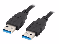 Lanberg USB-A kaabel 3.0 0.5m must