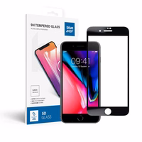 Karastatud klaas to iPhone 7 / 8 PLUS (full glue) sinine Star 5D czarne