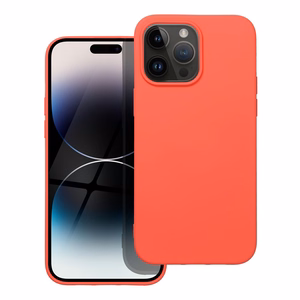 Чехол для iPhone 14 PRO MAX Silicone персиковый
