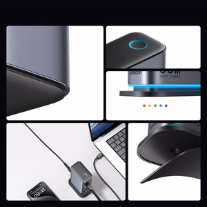 Joyroom JR-TCM02 Multiport GaN Laadija 65W EU 4x USB-C 2x USB-A - Dark hall