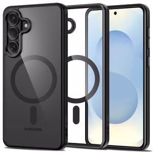 Tech-Protect Magmat MagSafe Ümbris for Samsung Galaxy S26 - läbipaistev must