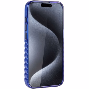 Audi IML Big Logo MagSafe чехол для iPhone 15 Pro Max - синий