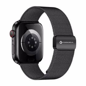 Strap to Apple Watch Forcell F-Design FA14 magnetic steel 42 / 44 / 45 / 49 mm must