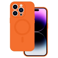 TEL PROTECT MagSilicone Ümbris jaoks Iphone 15 Plus oranž