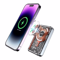 Dudao TGK1 elektripank koos MagSafe juhtmevaba laadijaga 20W 10000mAh must (TGK1-must)