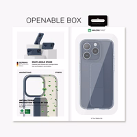 Amazing Thing Titan Pro Hoidja Ümbris 10FT IP156.7PTHBU jaoks Iphone 15 Pro Max tumesinine with alus