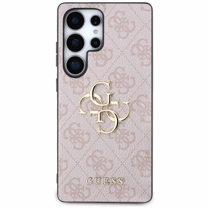 GUESS ümbris jaoks SAMSUNG S25 Ultra GUHCS25L4GMGPI (4G PU Big Logo) roosa