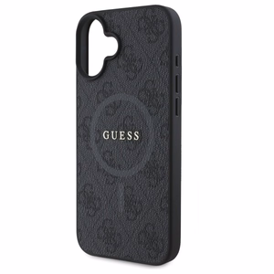 Guess 4G Ring Classic Logo MagSafe ümbris jaoks iPhone 16 - must