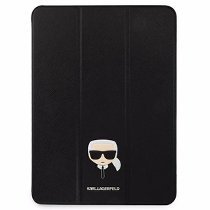 Karl Lagerfeld Saffiano Karl Head raamatümbris iPad Pro 11 tolli must
