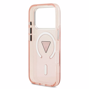 GUESS ümbris jaoks IPHONE 17 Pro compatible with MagSafe GUHMP17LHGTMLCGP (IML Gradient W/ Triangle Logo) roosa