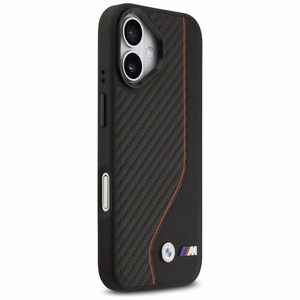 BMW M Carbon Line & Logo MagSafe Ümbris jaoks iPhone 17 - Punane