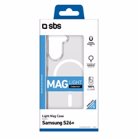 SBS Light Mag Ümbris for Samsung Galaxy S26 Plus ühilduv MagSafe - läbipaistev