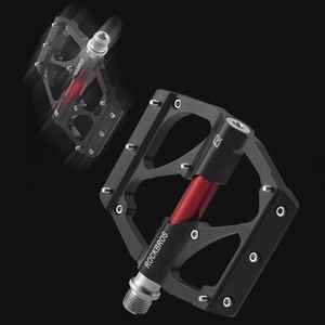 Rockbros 2020-12BBK alumiiniumist jalgratta platvormpedaalid – mustad
