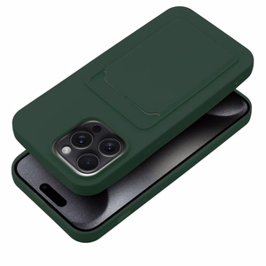 Чехол для iPhone 15 PRO MAX Card Case зелёный