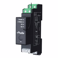 Shelly Qubino Pro 2PM DIN rail Relay, 2-channel, Z-Wave (Power measurement)