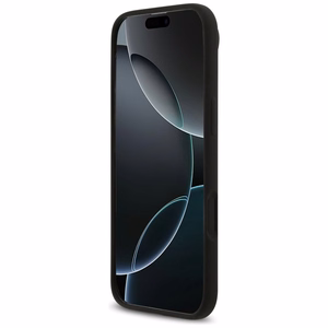 Guess чехол IPHONE 17 Air совместимый с MagSafe GUHMP17MSCTRLMK (Silicone W/ Triangle Logo) черный